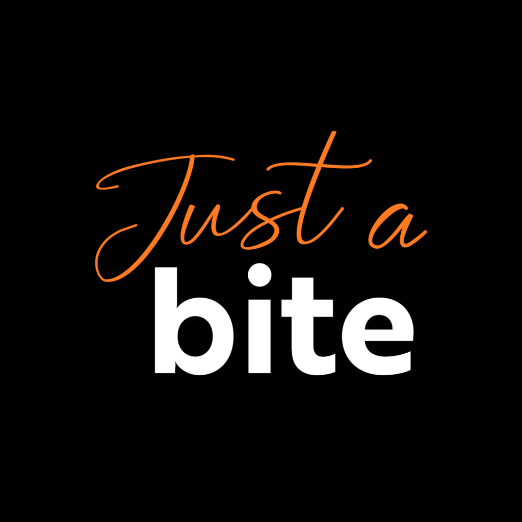 Just a Bite logo instagram exclusive